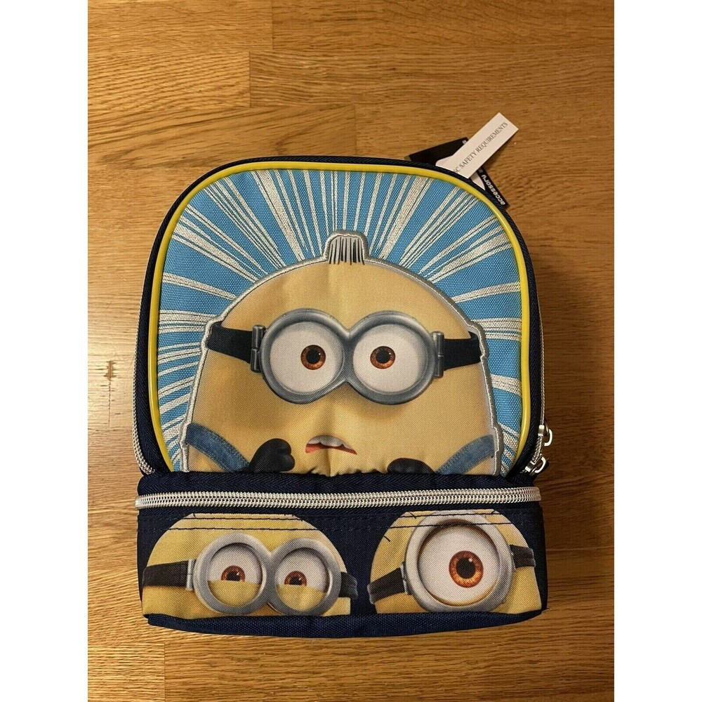 NEW MINIONS The Rise of GRU Insulated LUNCH Bag /‎ Box Accessory Innovations